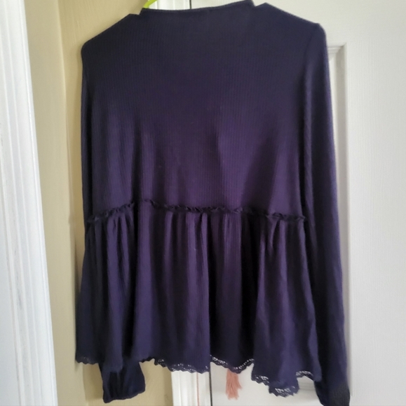 Navy tunic. Size L - Picture 3 of 5